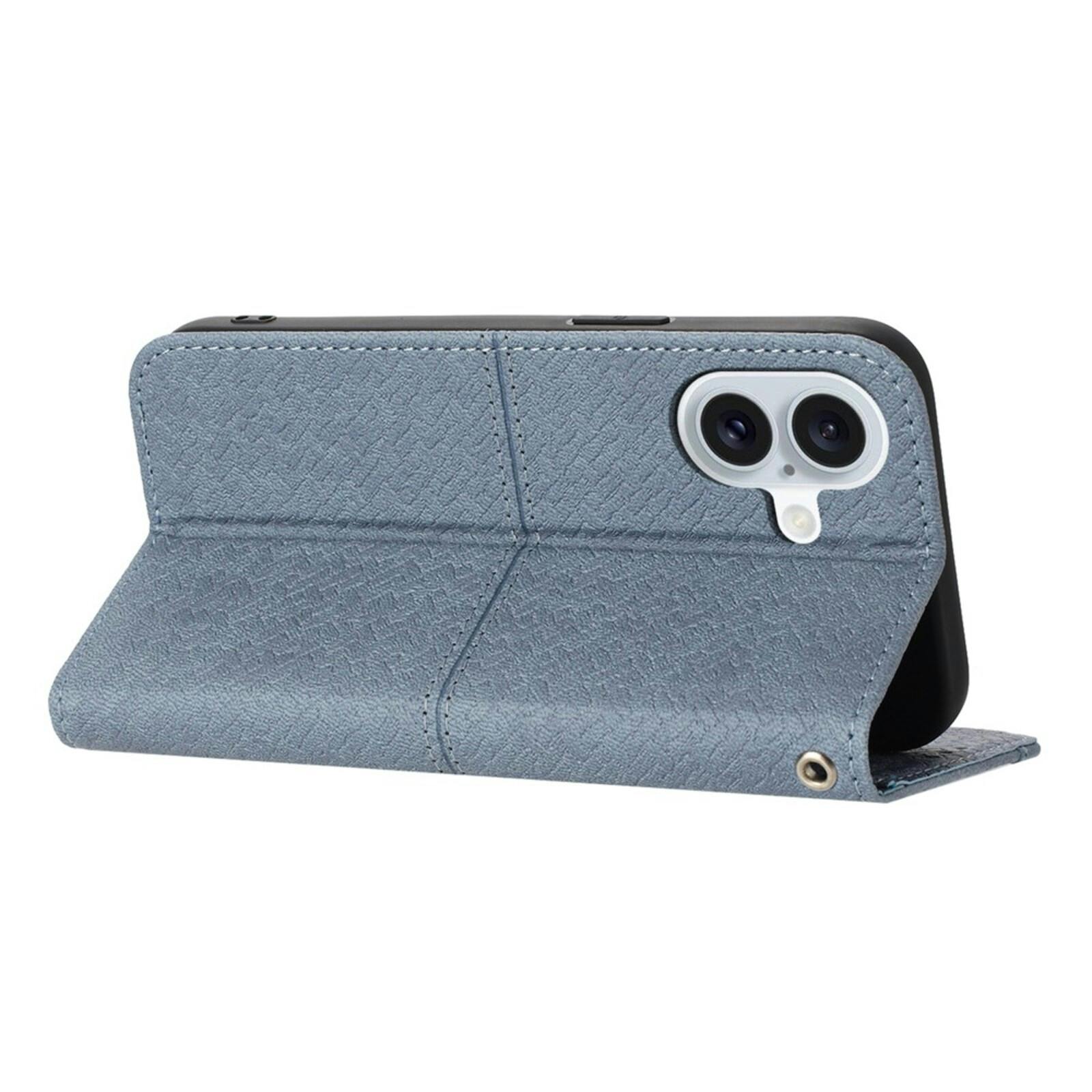 Comfycase Apple iPhone 17 Zacht Boek Hoesje Blauw