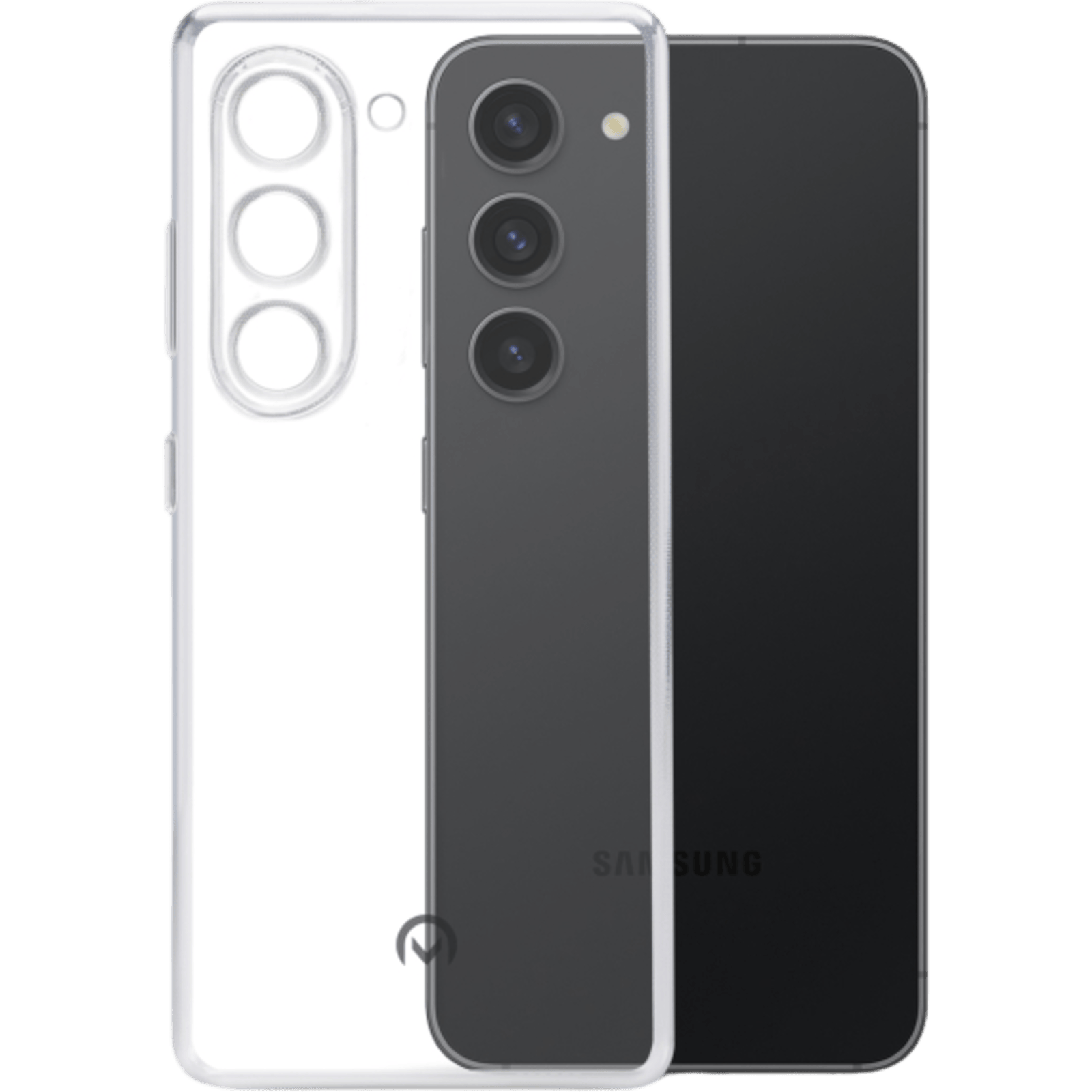 Mobilize Galaxy S23 Ultra Siliconen (TPU) Hoesje Transparant - Voorkant