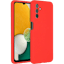Accezz Galaxy A04s / A13 5G Siliconen Hoesje Red - Voorkant