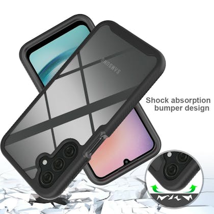 Comfycase Samsung Galaxy A25 Full Protection Cover Zwart