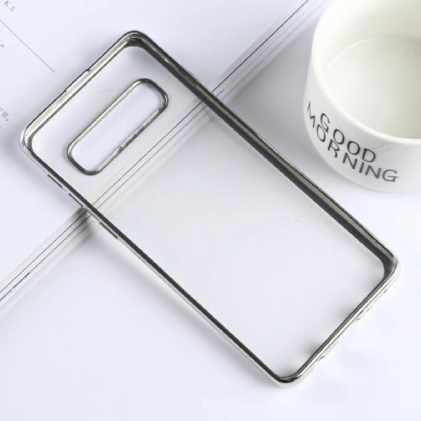 Comfycase Samsung Galaxy S10 Electra Hoesje Zilver