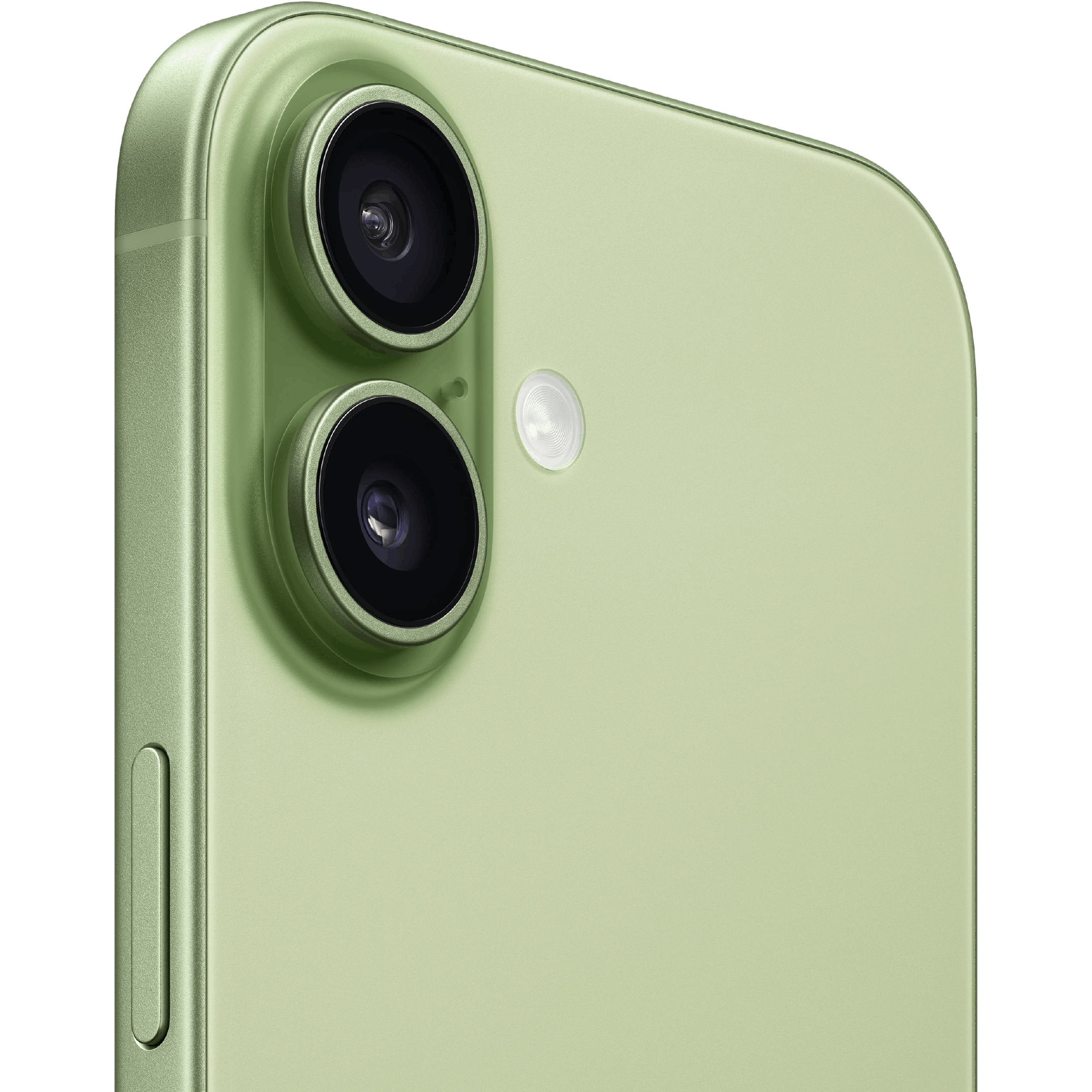 Apple iPhone 17 Sage - Aanzicht vanaf links