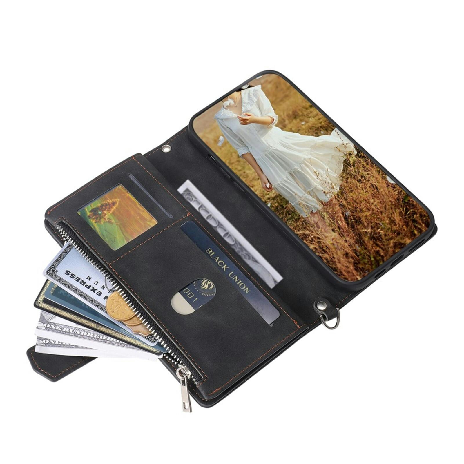 TwoTone Samsung Galaxy A57 Wallet Hoesje Zwart