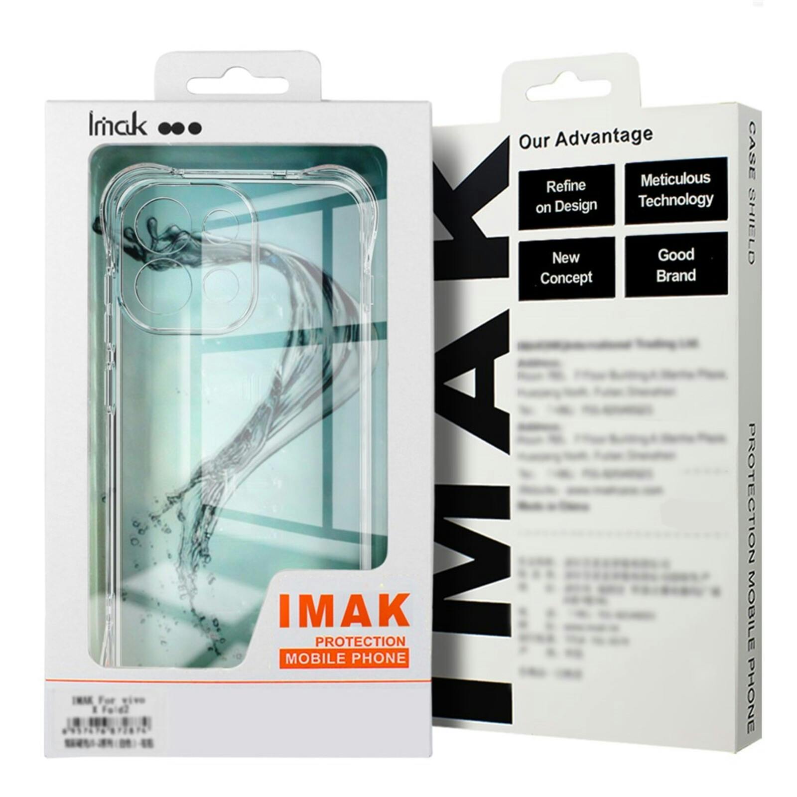 Imak OPPO Find X9 Ultra Shockproof Case Transparant