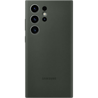 Samsung Galaxy S23 Ultra Siliconen Hoesje Groen - Voorkant