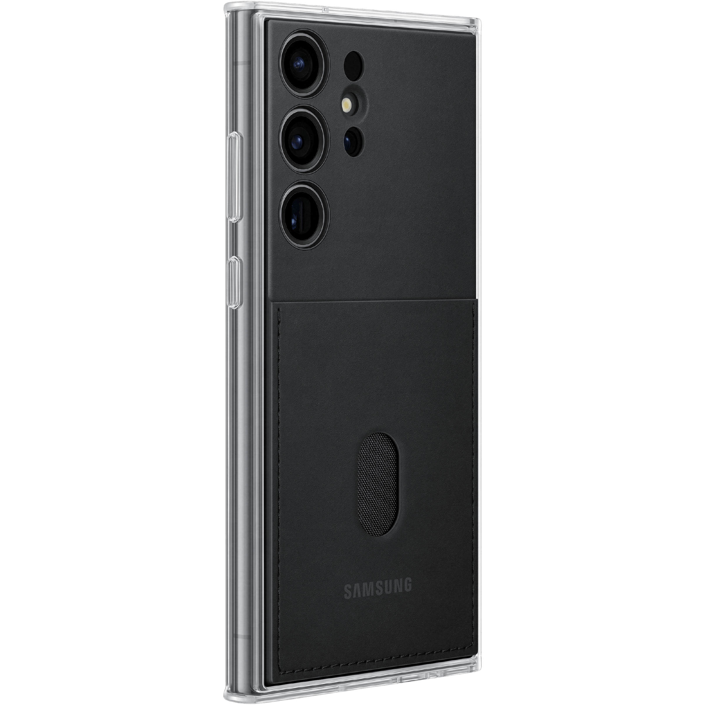 Samsung Galaxy S23 Ultra Frame Case Zwart - Achterkant