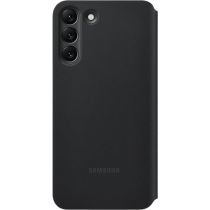 Samsung Galaxy S22 Plus Smart Doorzichtig View Hoesje Black