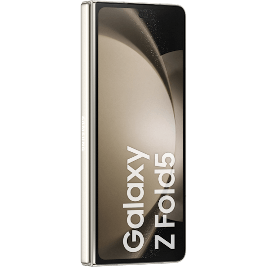 Samsung Galaxy Z Fold5 5G Beige - Aanzicht vanaf links