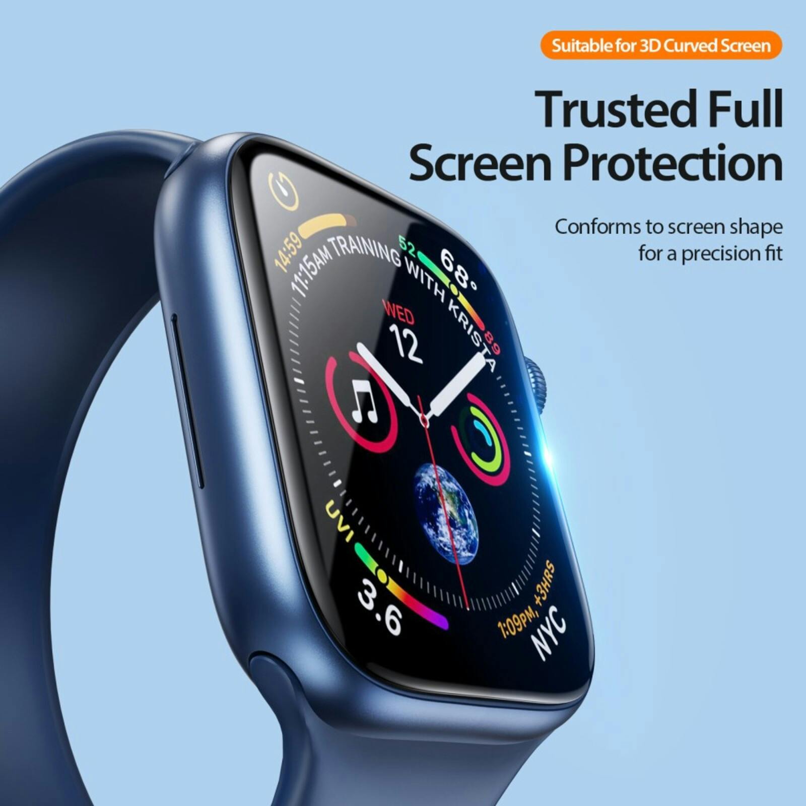 DUX DUCIS Apple Watch Series 10 46mm Screenprotector Duo Pack Transparant