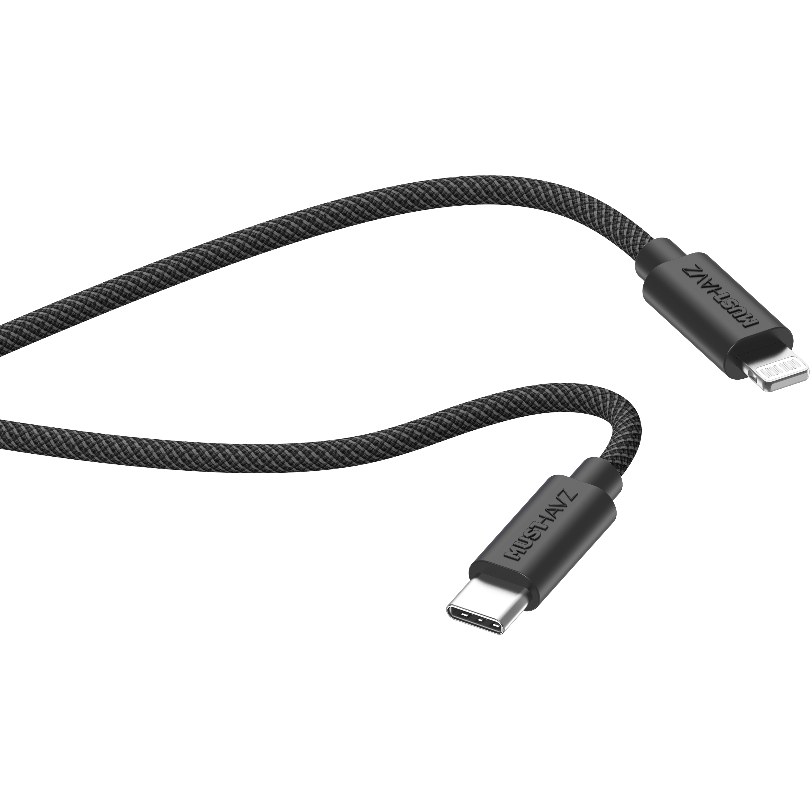 Musthavz Nano Charger 20W + USB-C Naar Lightning Kabel Zwart