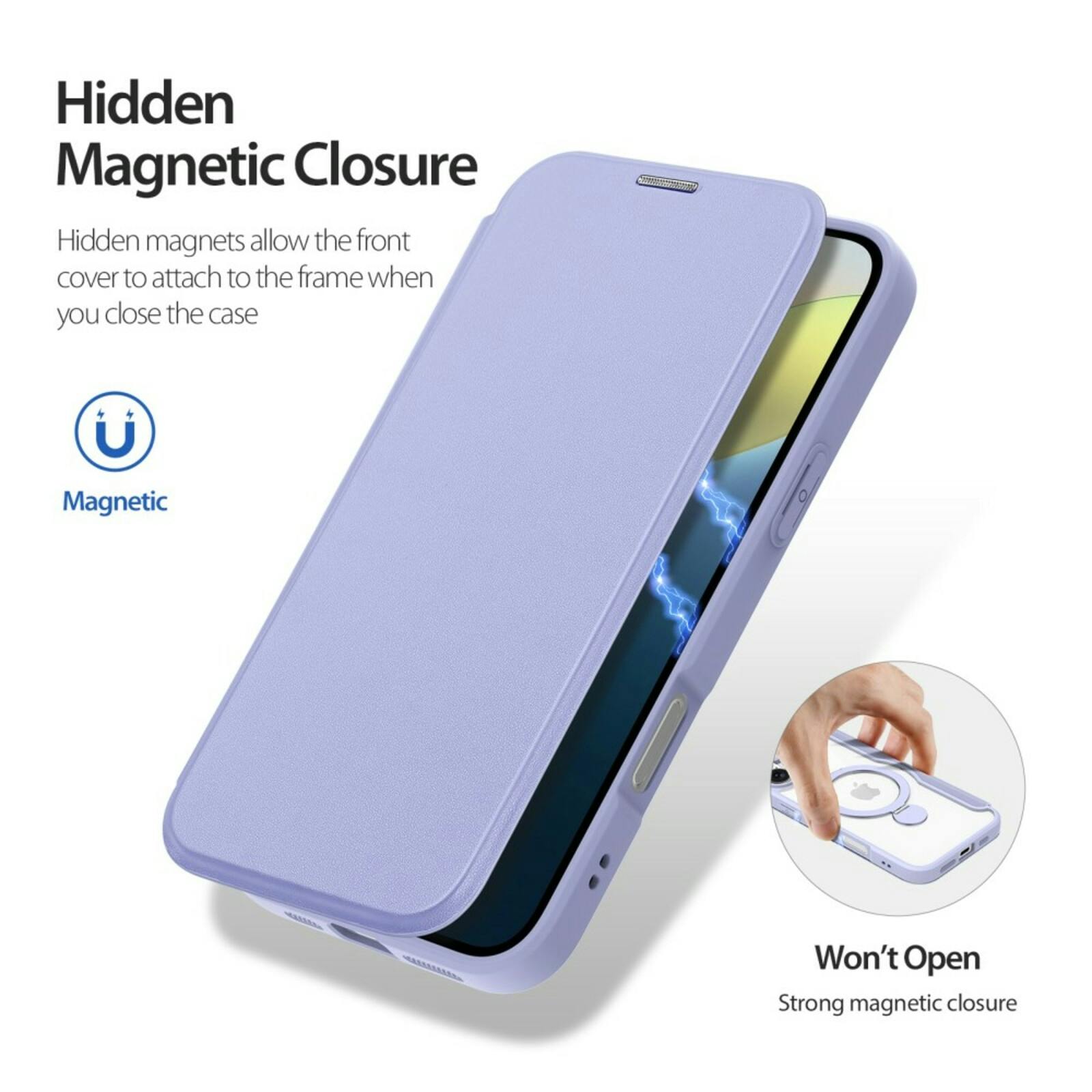 DUX DUCIS Apple iPhone 16 Skin X Pro Hoesje Paars