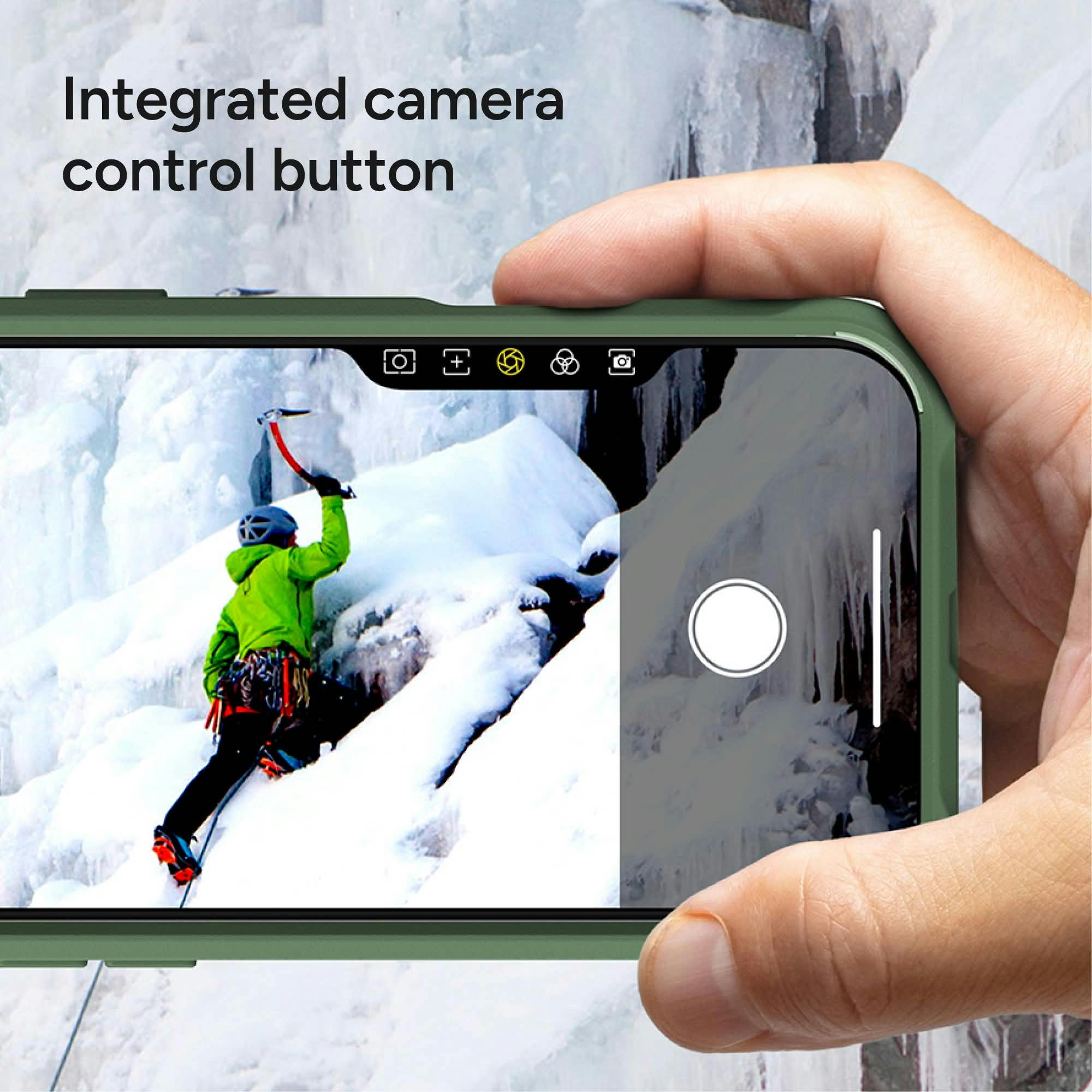 ZAGG iPhone 17 Pro / 18 Pro Rainier MagSafe Hoesje met Kickstand Groen