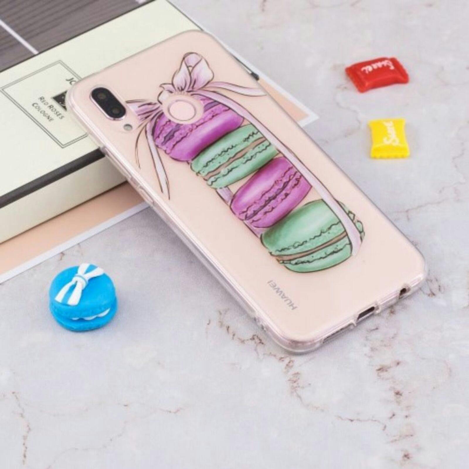 Mocaa Huawei P20 Lite Hoesje Macarons Meerkleurig