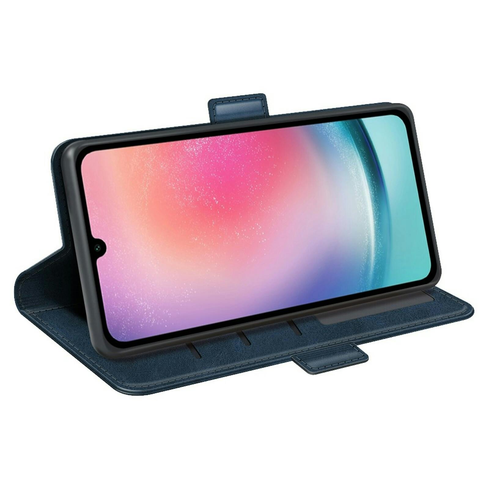 Comfycase Samsung Galaxy A16 Bookcase Hoesje Blauw