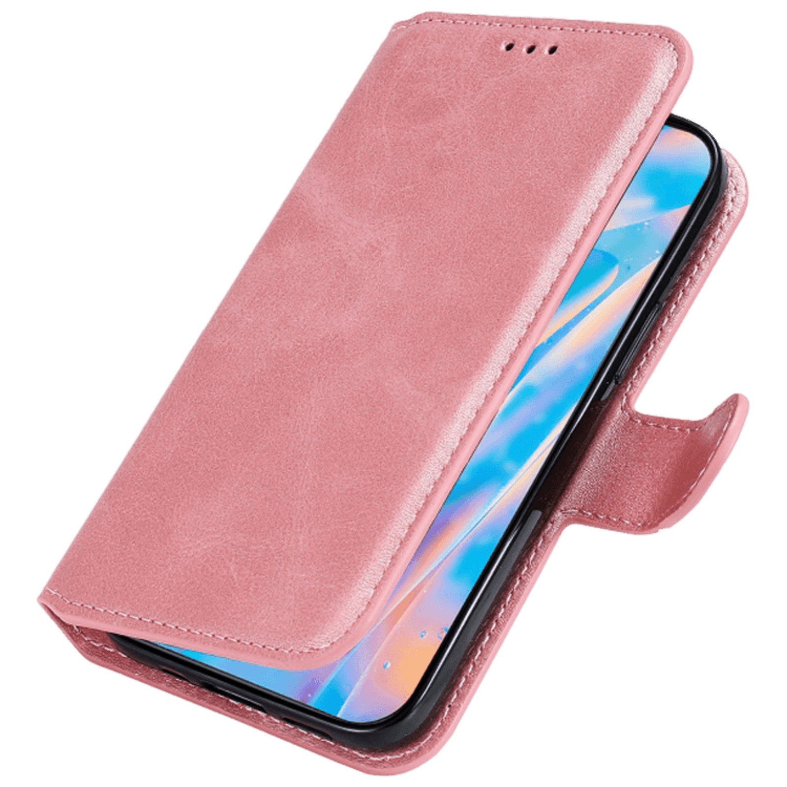 Mocaa iPhone 12 Mini Slim-Fit Bookcase Hoesje Roségoud