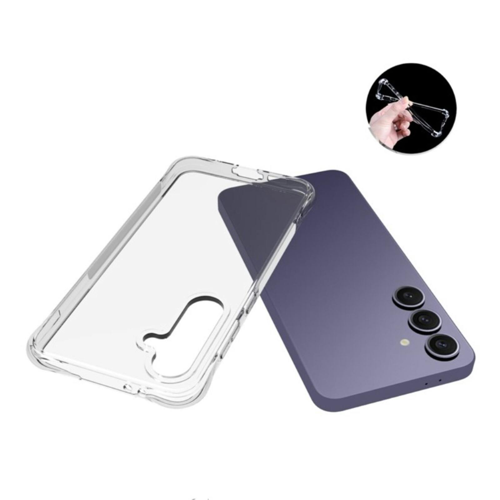CaseBody Samsung Galaxy A36 Shockproof Hoesje Transparant
