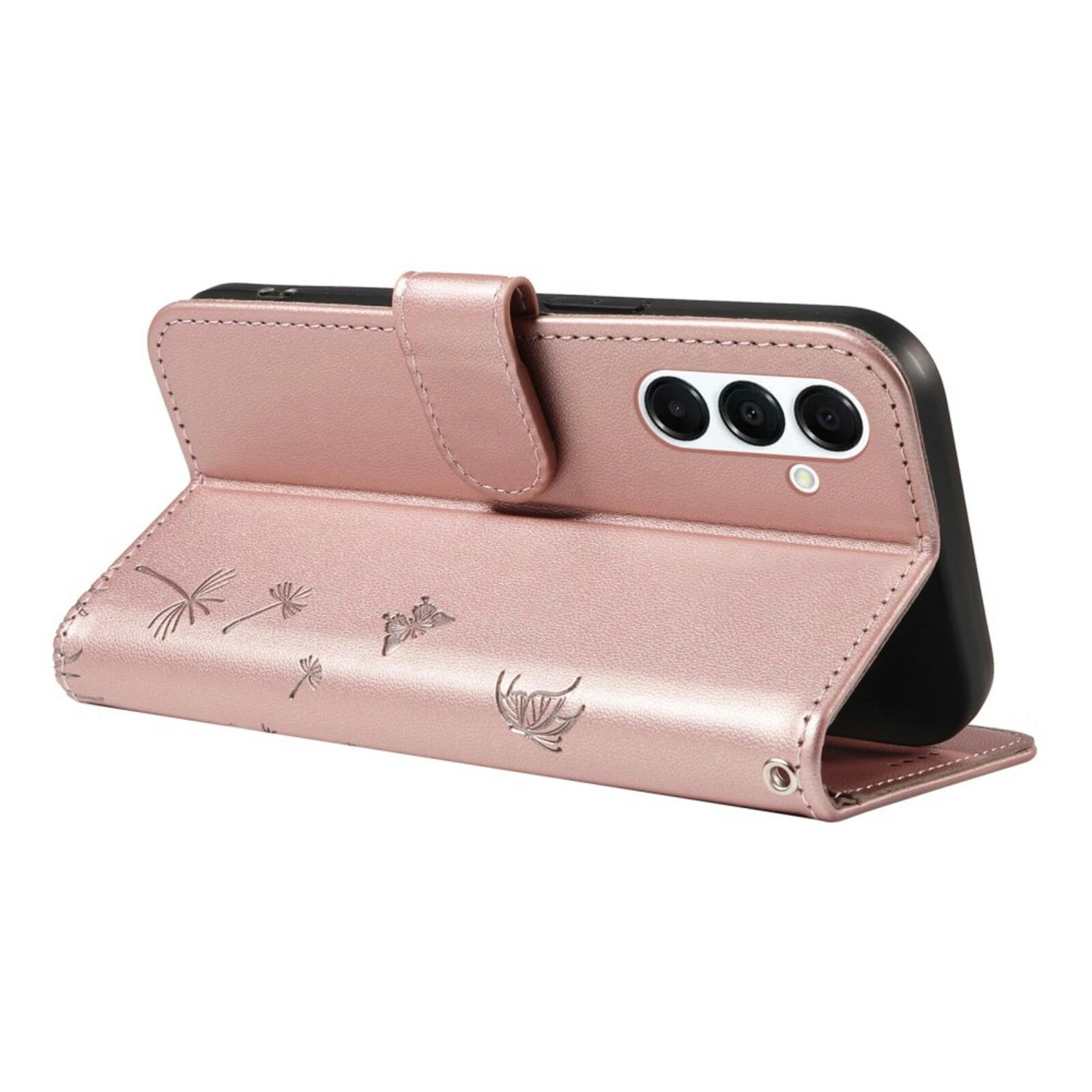 Comfycase Samsung A26 5G / A16 5G Dandelion Bookcase Hoesje Roze