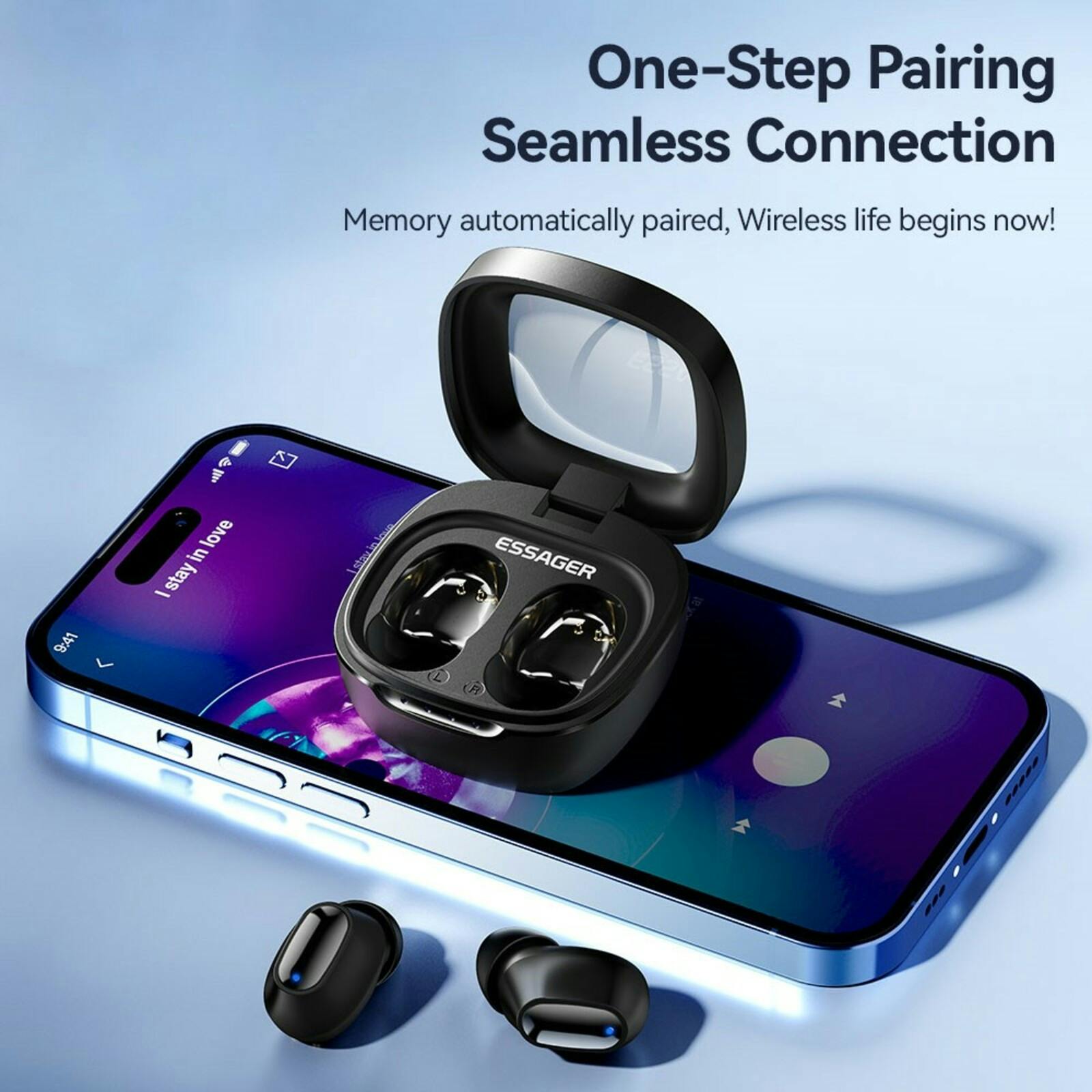 Essager Draadloze In-Ear Wit