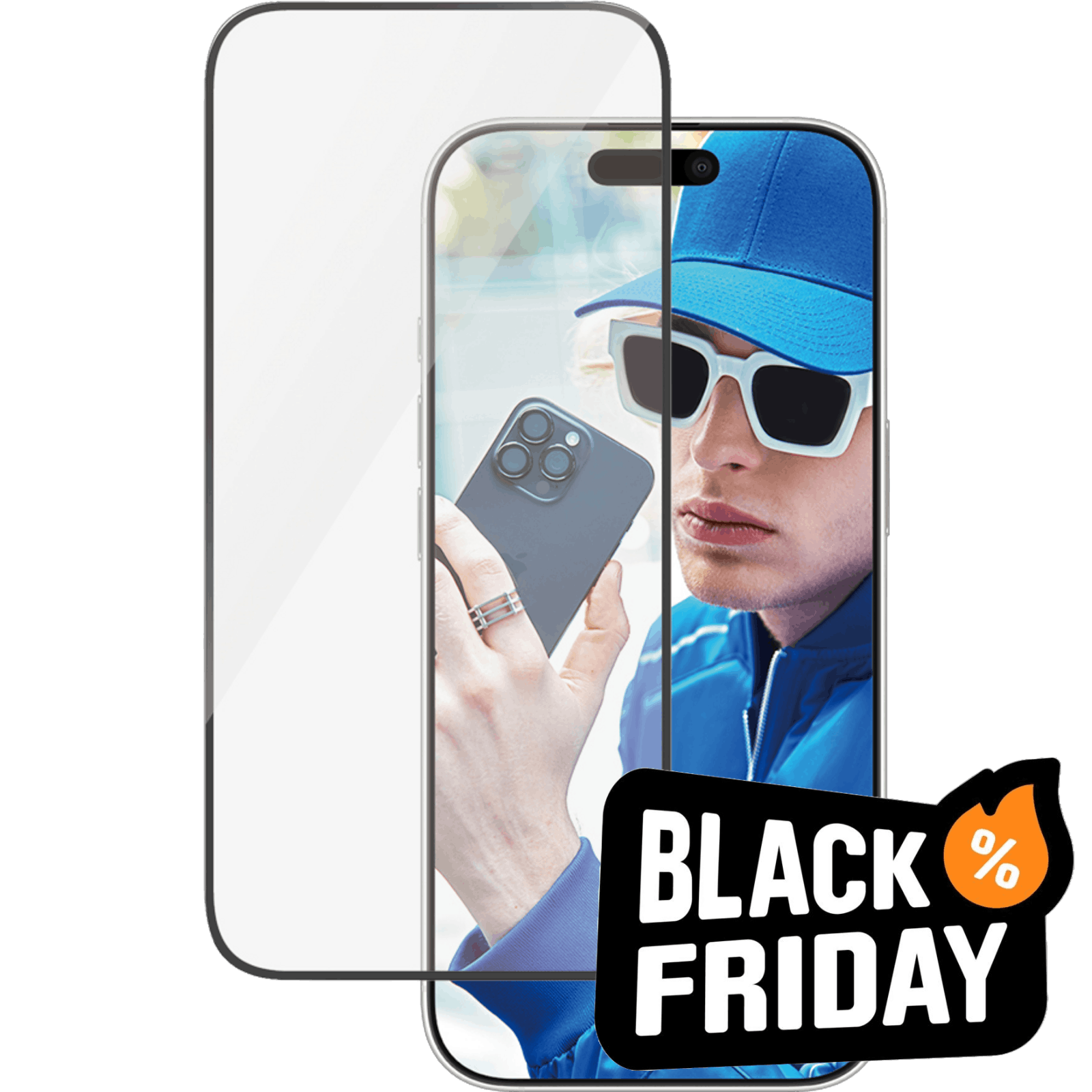 PanzerGlass iPhone 16 Pro Ultra-Wide Fit Screenprotector Transparant