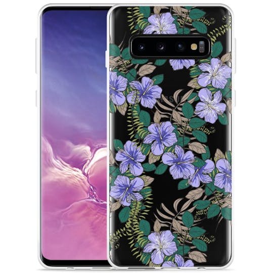 Just in Case Galaxy S10 Purple Flower Case