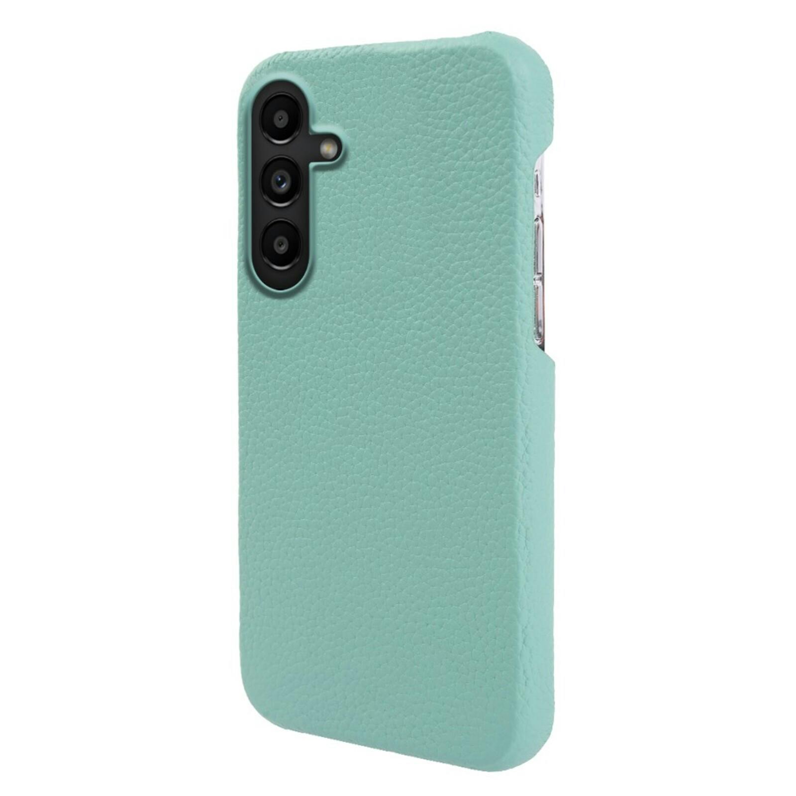 Fashion Samsung Galaxy A57 Magnetisch Hoesje Echt Leer Groen